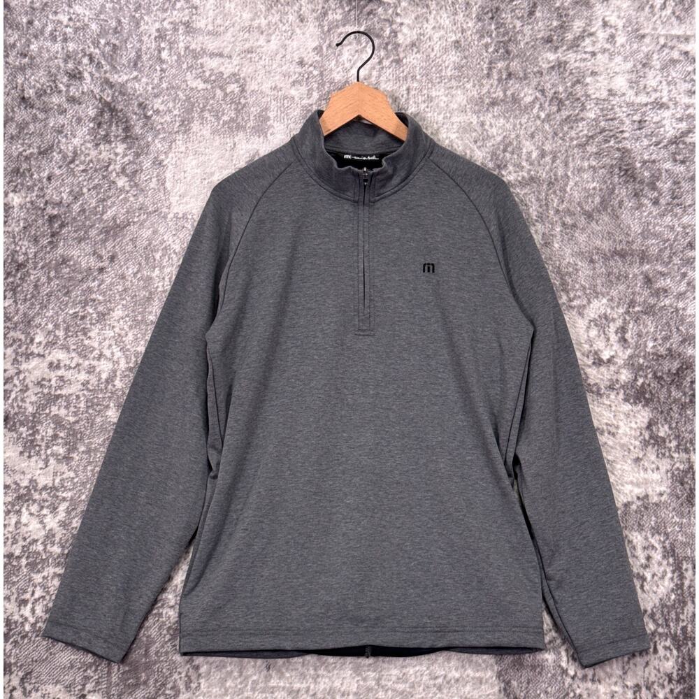 Travis Mathew 1/4 Zip Medium Mens Gray Los Angeles Kings Pullover